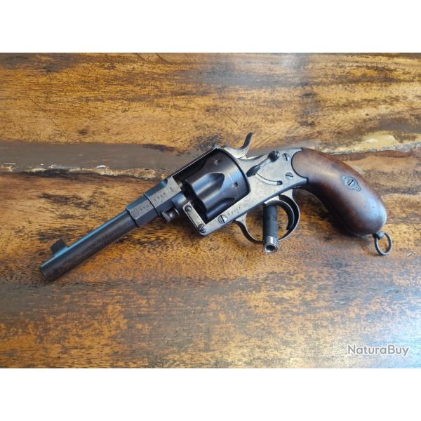 Reichrevolver 1883 monomatricule fabrication Erfurt 1894 23me Rgiment d'artillerie Rhnan - WW1