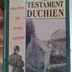 Le testament Duchien par Jean Failler - Edition du palémon -