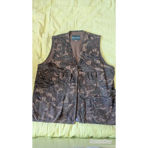 Gilet de chasse percussions