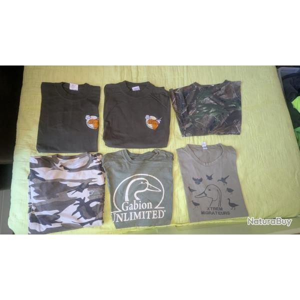 Lot de 6 t-shirt