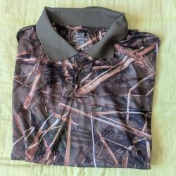 Polo chasse camouflage Muddy