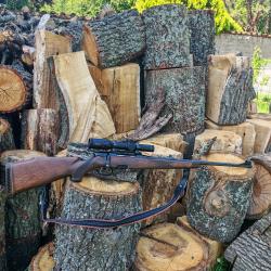 Carabine a verrou STEYR MANNLICHER modèle M 7x64 +lunette Hawke frontière 1-6x24