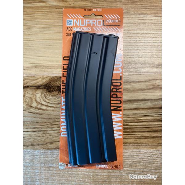 NUPROL - Chargeur hi-cap 370 billes pour M4 - NOIR
