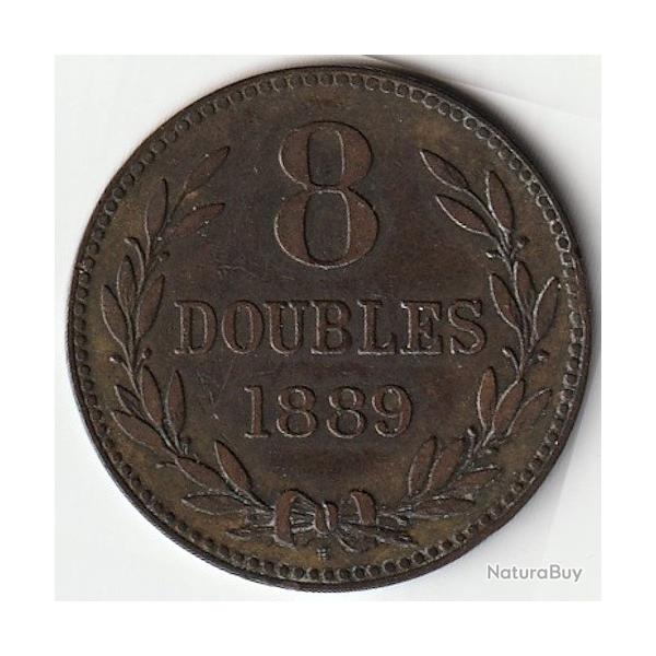 Pice de Monnaie Guernesey  Dpendances de la Couronne britannique 1889 H