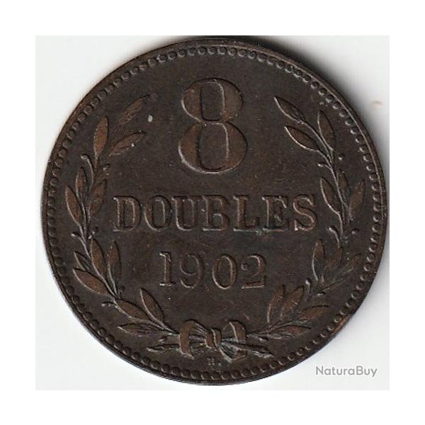 Pice de Monnaie Guernesey  Dpendances de la Couronne britannique 1902 H