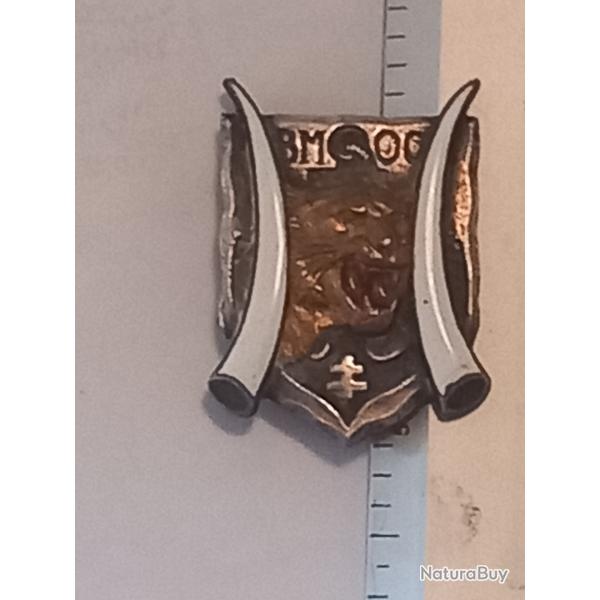 Insigne du bataillon de marche de l'Oubangui-Chari (OMOC)