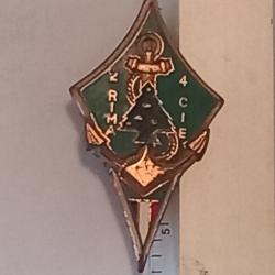 Insigne de la 4ème compagnie du 2ème régiment d'infanterie de Marine (2ème RIMa)