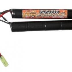 BATTERIE NIMH 9.6V 2200MAH 2 STICKS