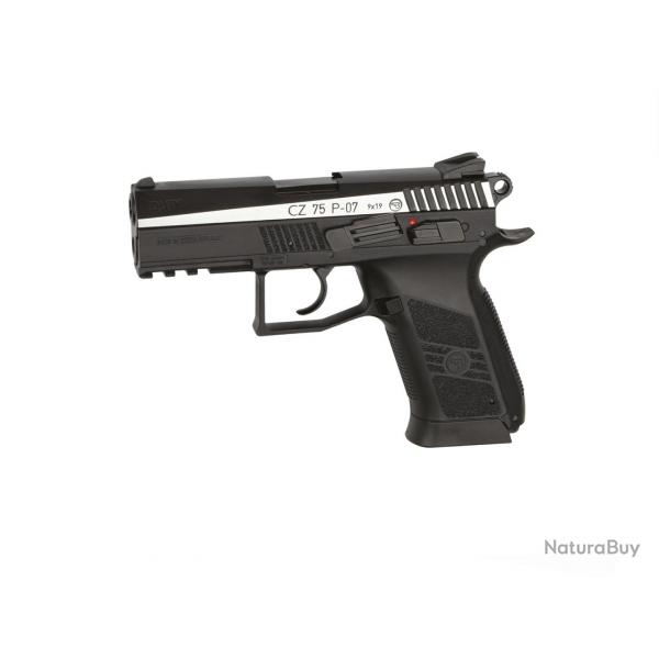 PISTOLET GBB MS DT CZ 75P-07 DUTY 4.5 CO2- BBS "ASG"