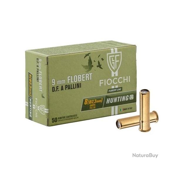 Cartouches FIOCCHI 9mm Flobert n8 x50
