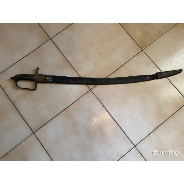 SABRE BRIQUET DE TROUPE DE MARINE MODLE 1767/82