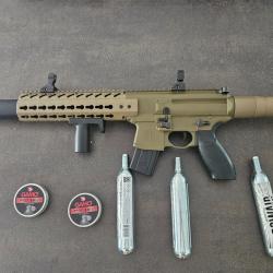 Fusil à plomb CO2 4,5 mm SIG SAUER MCX ASP 7 joules