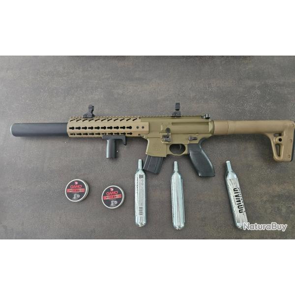 Fusil  plomb CO2 4,5 mm SIG SAUER MCX ASP 7 joules