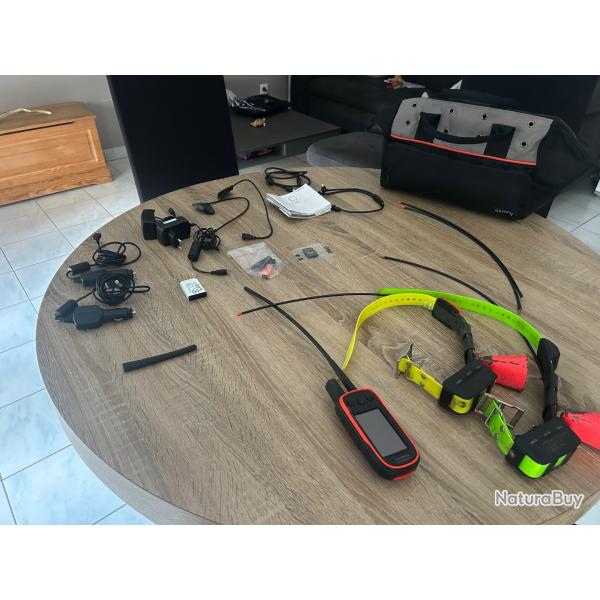 Garmin alpha 100 avec accessoires et collier