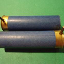 2 Cartouches de chasse à broche cal: 16 vide neuves MGM