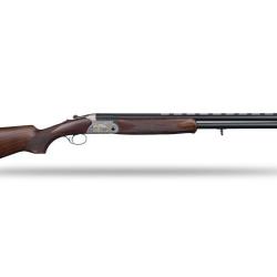 Fusil superposé  HUGLU EAGLE Cal. 12/76 canon 71cm gravé perdrix faisan