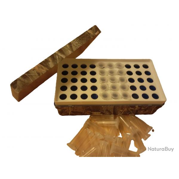 Botier support 50 emplacements pour dosette rechargement 1.5m/2ml (hydrocamo)
