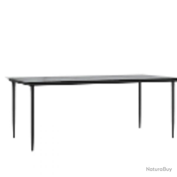 Tables ExtrieuresNoir Mtal Grande Solide Table Extrieure