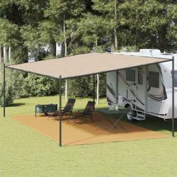 Tapis de tente sable 400x700 cm PEHD