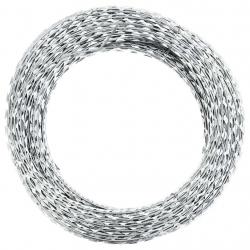 Fil de fer barbelé rouleau hélicoïdal acier galvanisé 100 m