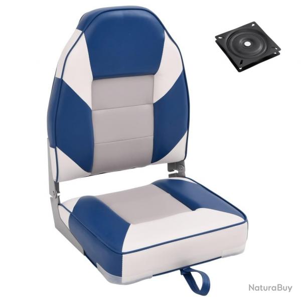 Ensemble de siges de bateau pliables lot de 2 dossier haut
