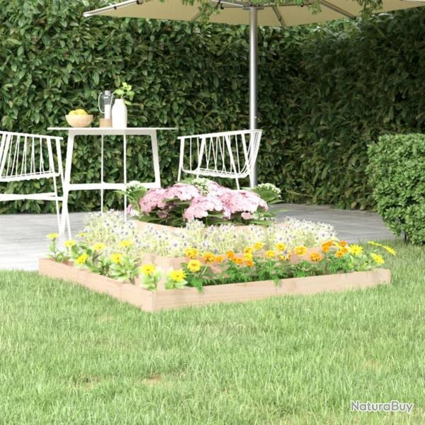 Jardinire 110x110x27 cm Bois massif de pin