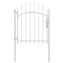 Portail de jardin Acier 1 x 2 m Blanc