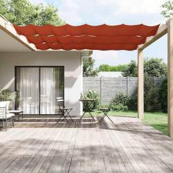 Auvent vertical Terre cuite 60x600 cm Tissu oxford