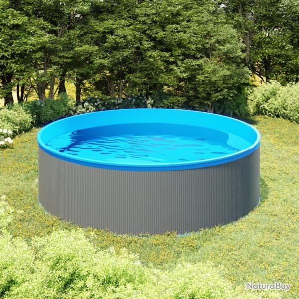 Piscine  claboussures 350x90 cm Gris