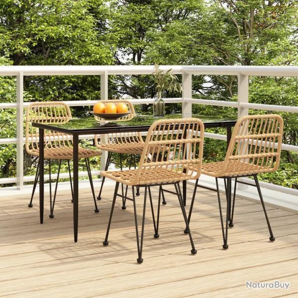 Ensemble  manger de jardin 5pcs Rsine tresse