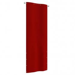 Écran de balcon Rouge 80x240 cm Tissu Oxford