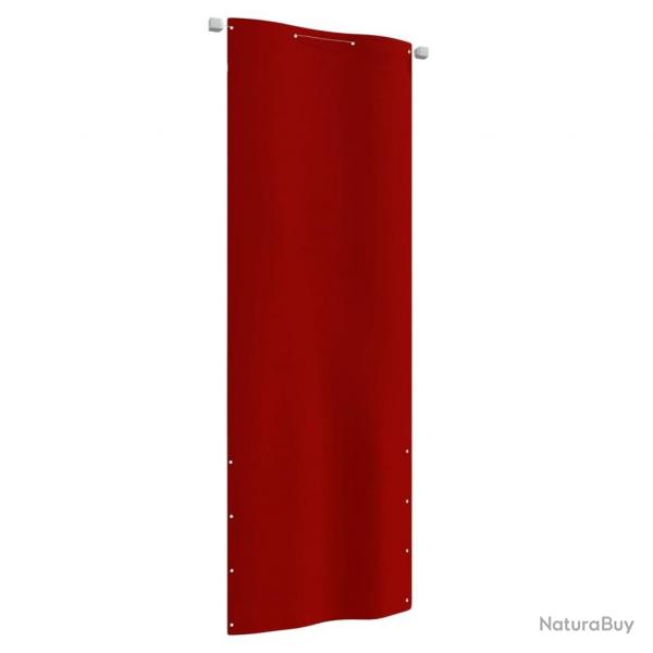 cran de balcon Rouge 80x240 cm Tissu Oxford