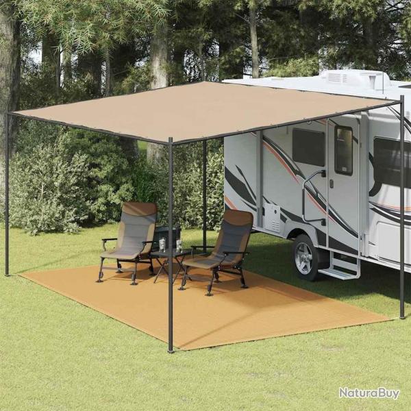 Tapis de tente sable 300x500 cm PEHD