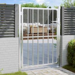 Portail de jardin 100x150 cm acier inoxydable