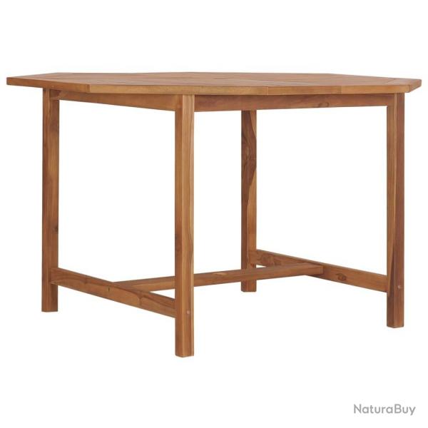 Table  dner de jardin 110x110x75 cm Bois massif de teck
