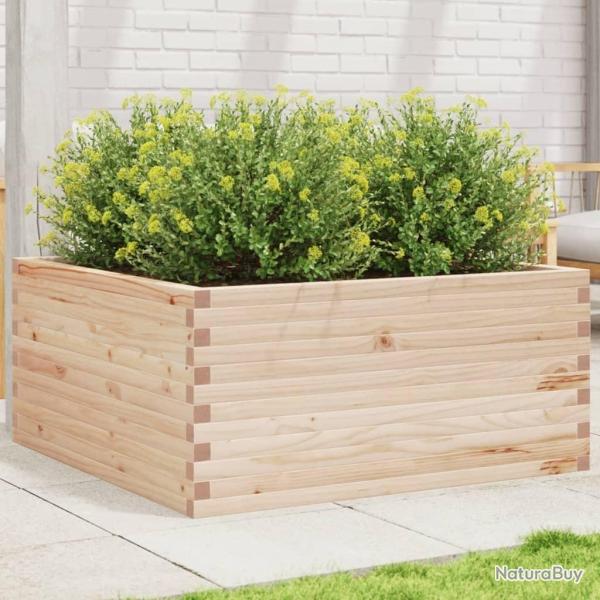 Jardinire 100x100x46 cm bois de pin massif