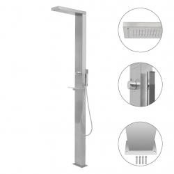 Douche d'extérieur Acier inoxydable Carré