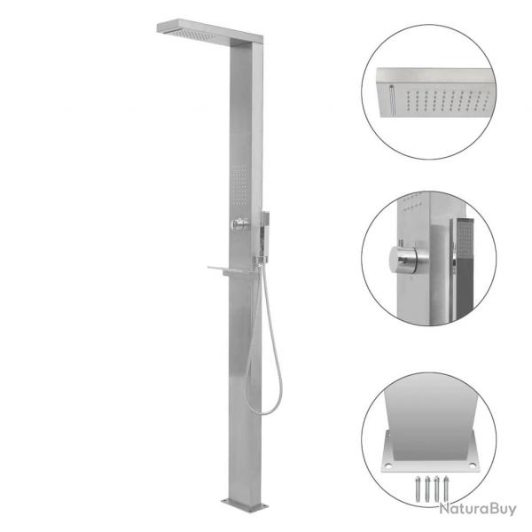 Douche d'extrieur Acier inoxydable Carr