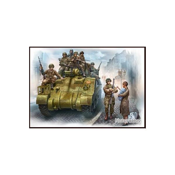 101eme Easy company France juin 1944 1/35 | Master box (0000 4223) - Maquette  monter