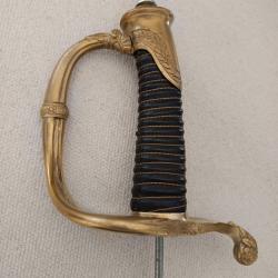 Garde de sabre d'officier d'infanterie modèle 1821