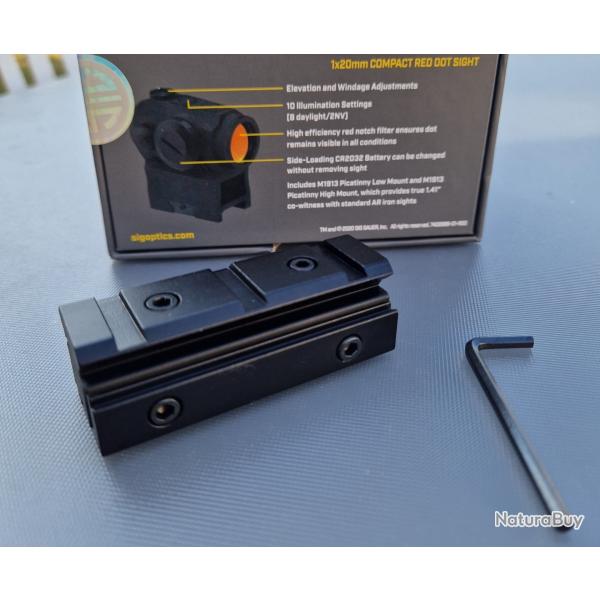 Rail Convertisseur 11 mm vers Picatinny