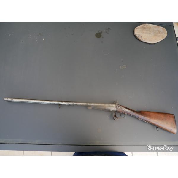Fusil  broche Cal 16 "PRELAT  PARIS" jolie pice  restaurer