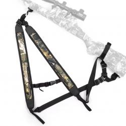 Harnais Bretelle double 1euro sans réserve pour fusil carabine ect ... traque ou autre harnais