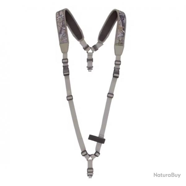 Harnais Bretelle double 1euro sans rserve pour fusil carabine ect ... traque ou autre harnais gris