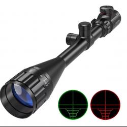 1 euro sans réserve ! Lunette de tir bestsight AO 6-24x50 mm RÉTICULE LUMINEUX +collier offert !