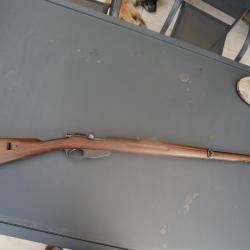 Fusil Mannlicher HEMBRUC 1895 Hollandais de 1906 dans son jus (il manque la tête de culasse)