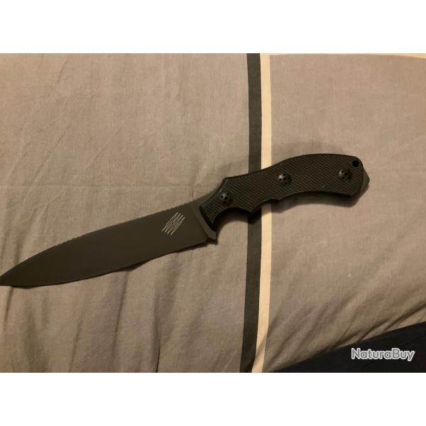 VEND COUTEAU DROIT BASTINELLI CRATION RAPTOR DARK STONE WASHED.