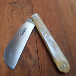 Couteau Régional DONJON NORMAND VÉRITABLE BROSSARD Manche en Corne