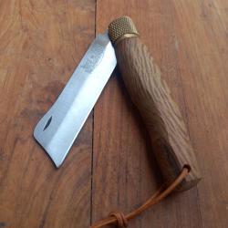 Joli Couteau Coupe Choux JOSÉ DA CRUZ PARACOULO INOX Manche en Bois