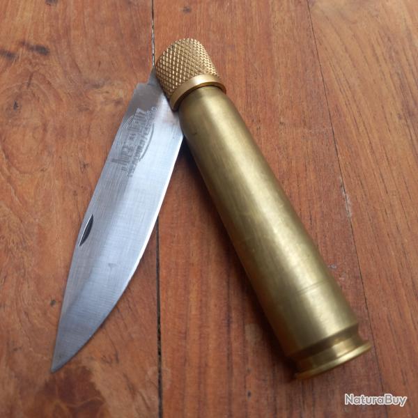 Solide et Rare Couteau JOS DA CRUZ Manche en DOUILLE